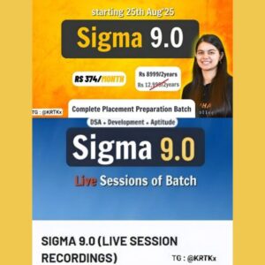 SIGMA PRIME 9.0 APNA COLLEGE COURSE